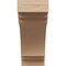 Ekena Millwork 5-inch W x 12-inch D x 12-inch H Pescadero Rough Cedar Woodgrain TimberThane Knee Brace, Primed BRCUR05X12X12PECRCPR - alternate 5